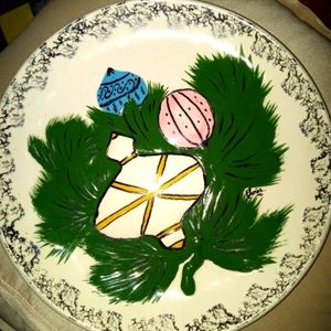 Vintage Eloise Signed Christmas Plate.
